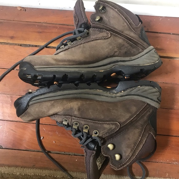 Timberland Brown Leather Waterproof Hiking Boots - Picture 3 of 7